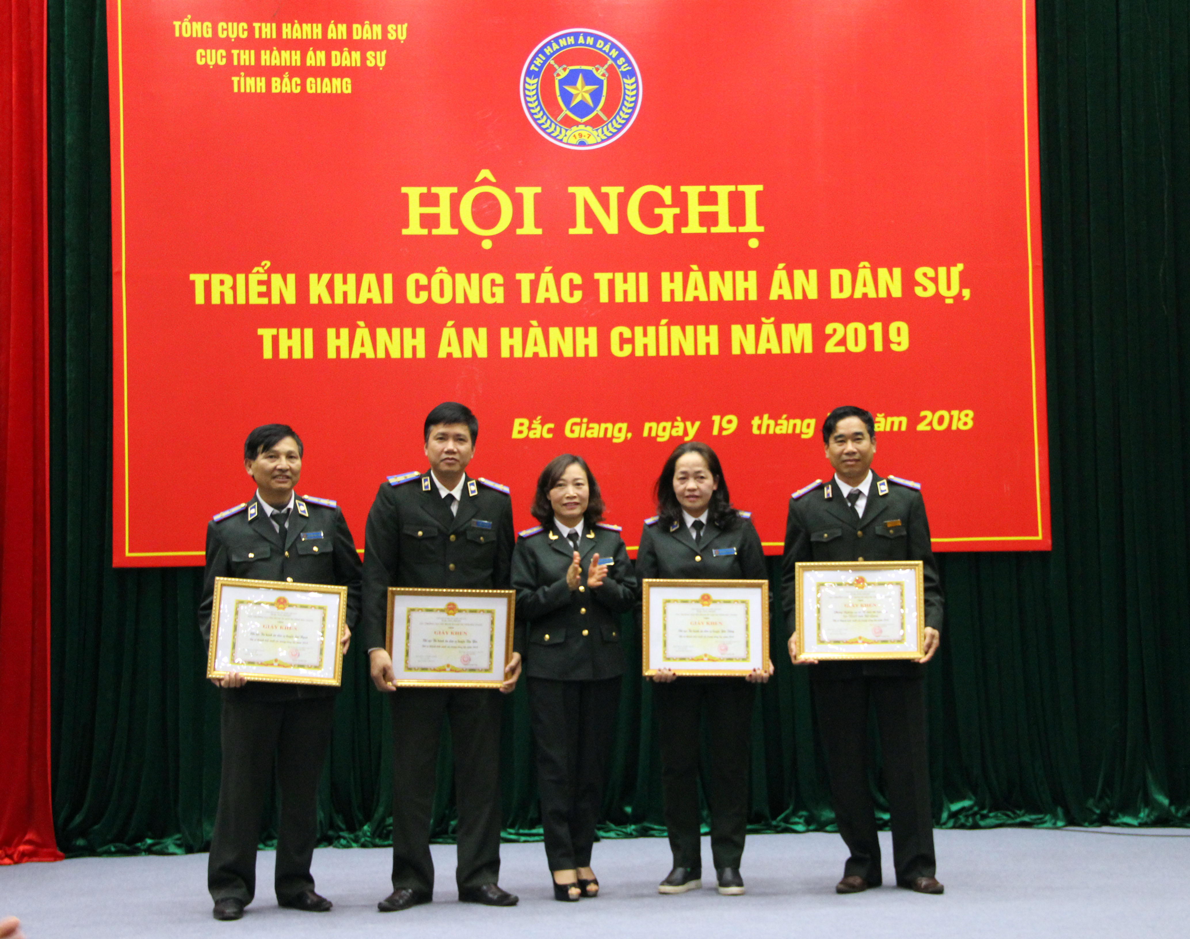 Cục Thi hành án dân sự tỉnh Bắc Giang tổ chức Hội nghị triển khai công tác thi hành án dân sự, hành chính năm 2019