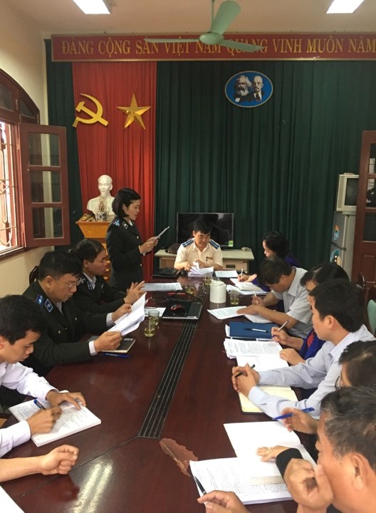 Kiểm tra công tác tổ chức thi hành án liên quan đến tín dụng Ngân hàng tại Chi cục THADS huyện Yên Dũng