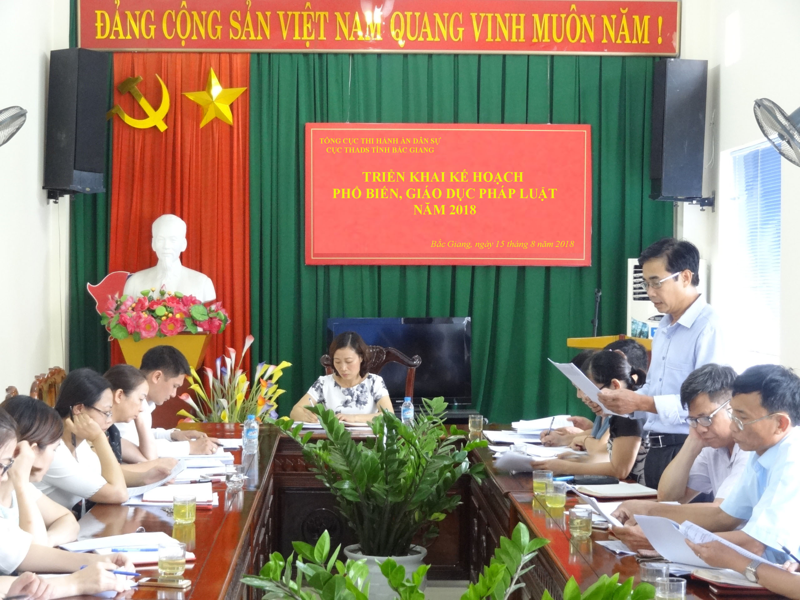 Cục THADS tỉnh Bắc Giang ban hành Kế hoạch Phổ biến, giáo dục pháp luật về thi hành án năm 2018
