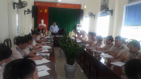 Phó Tổng Cục trưởng Nguyễn Văn Sơn chỉ đạo công tác thi hành án tín dụng ngân hàng tại Cục Thi hành án dân sự tỉnh Bắc Giang