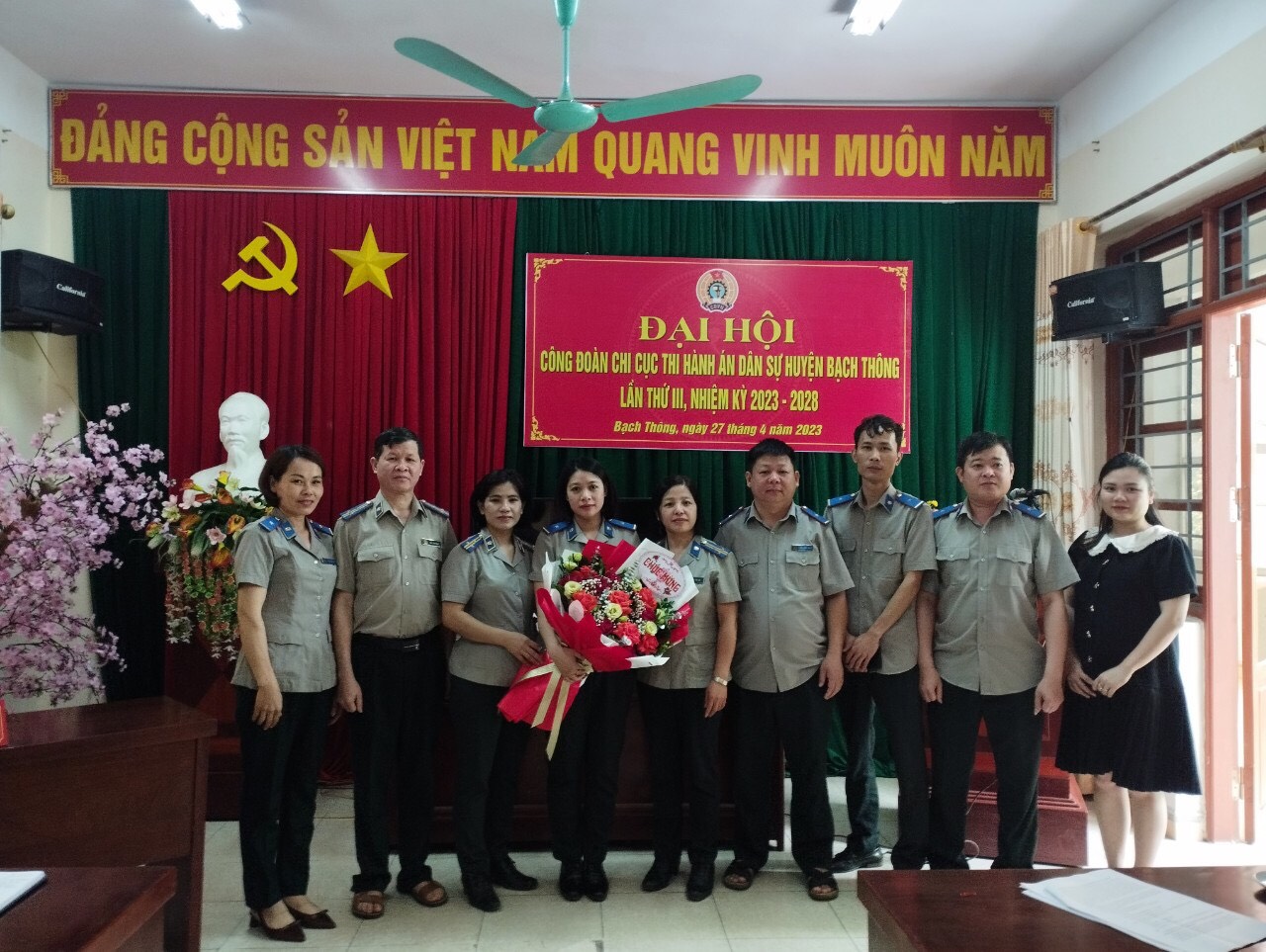 Chi cục THADS huyện Bạch Thông tổ chức Đại hội Công đoàn lần thứ III, nhiệm kỳ 2023 – 2028.