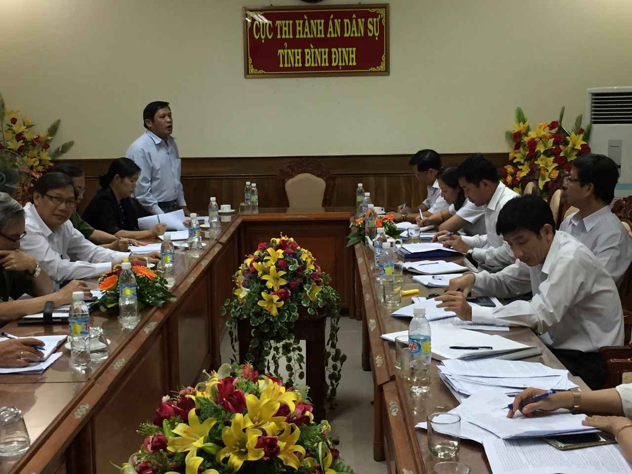 Ban pháp chế Hội đồng nhân dân tỉnh làm việc với Cục Thi hành án dân sự tỉnh Bình Định
