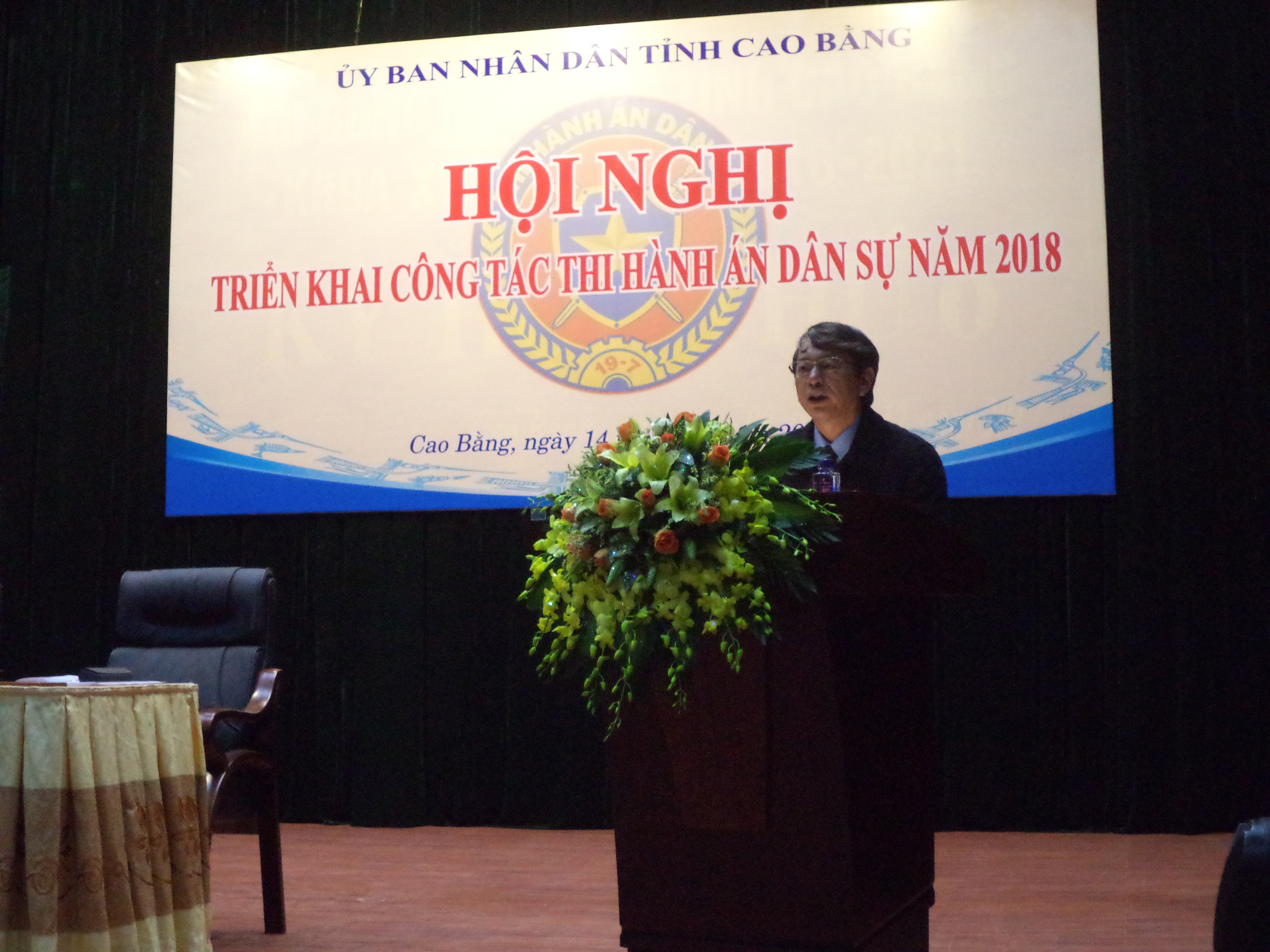 Ủy ban nhân dân tỉnh Cao Bằng tổ chức Hội nghị triển khai công tác Thi hành án dân sự năm 2018