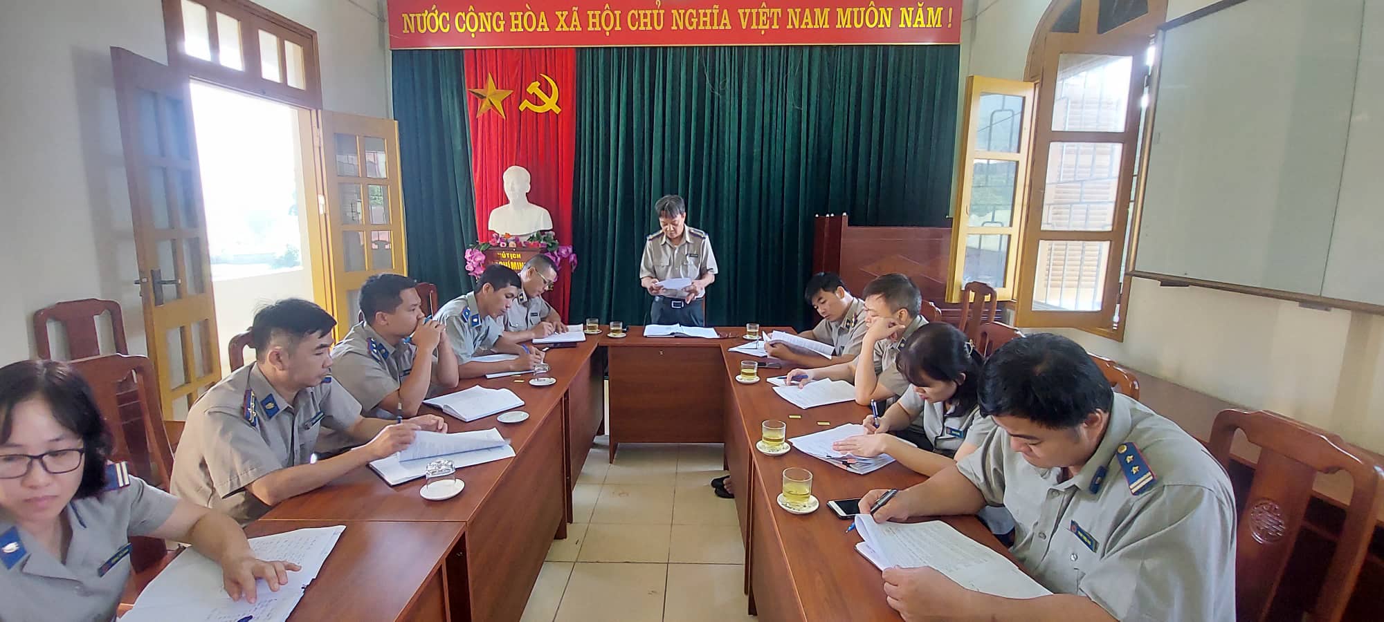 Cục Thi hành án dân sự tỉnh Cao Bằng thực hiện kiểm tra toàn diện công tác thi hành án dân sự tại Chi cục THADS huyện Nguyên Bình