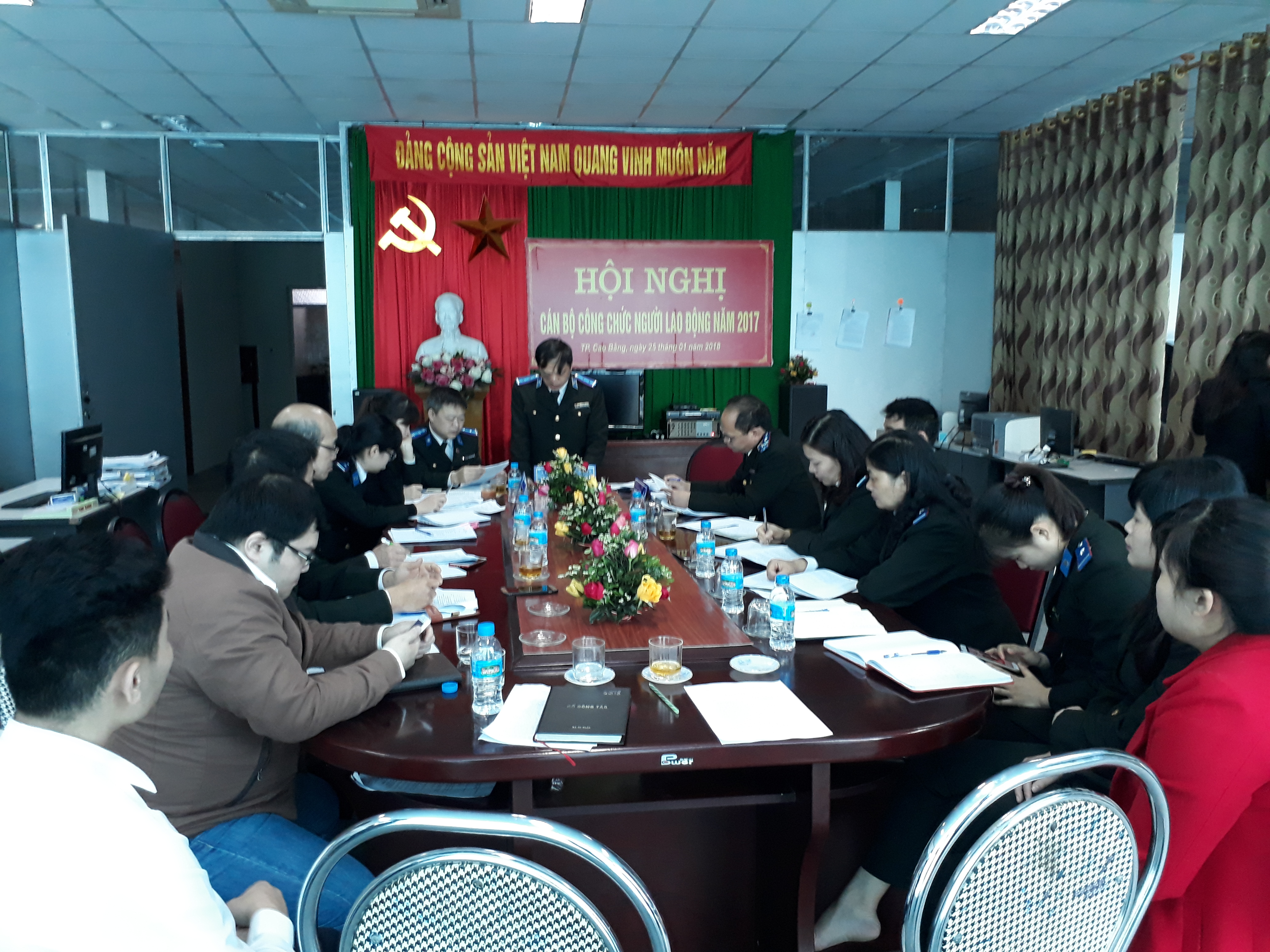 Công đoàn Tư pháp – Thi hành án Thành phố Cao Bằng tổ chức Hội nghị cán bộ, công chức năm 2017