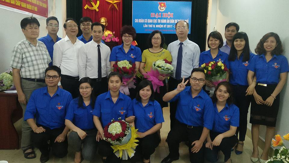 Chi đoàn cơ quan Cục Thi hành án dân sự thành phố Hải Phòng tổ chức Đại hội Đoàn TNCS Hồ Chí Minh khóa IV nhiệm kỳ 2017-2019