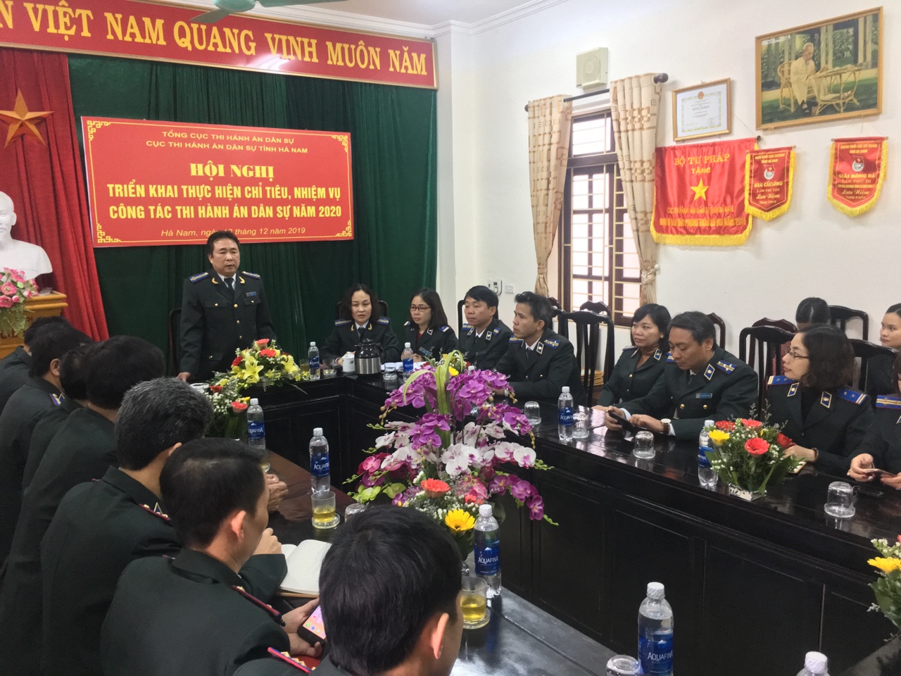 Cục Thi hành án dân sự tỉnh Hà Nam tổ chức Hội nghị triển khai công tác thi hành án dân sự, thi hành án hành chính năm 2020.