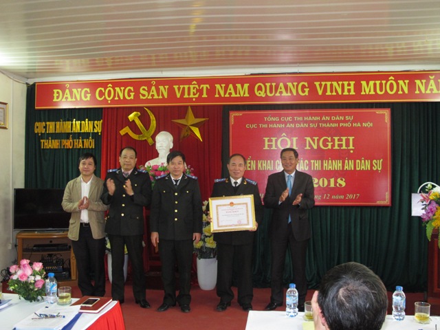 Cục Thi hành án dân sự thành phố Hà Nội tổ chức Hội nghị triển khai công tác năm 2018
