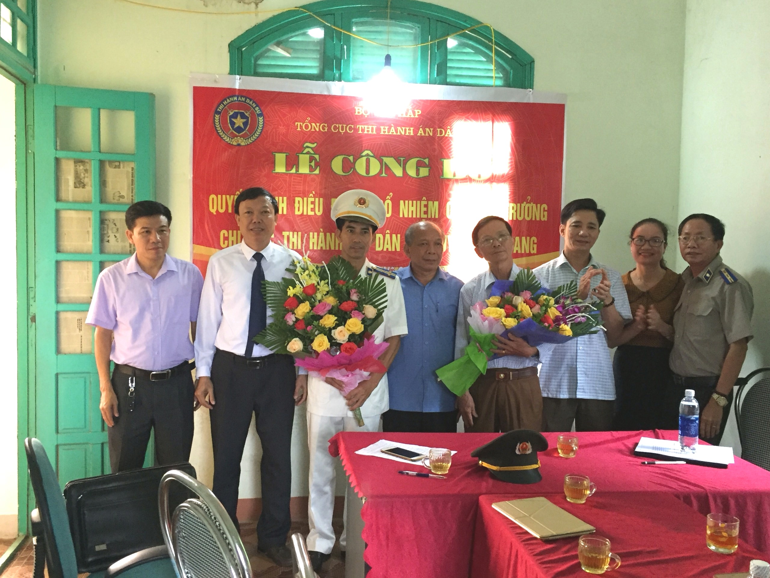 Lễ Công bố Quyết định điều động, bổ nhiệm Chi cục trưởng Chi cục THADS huyện Vũ Quang