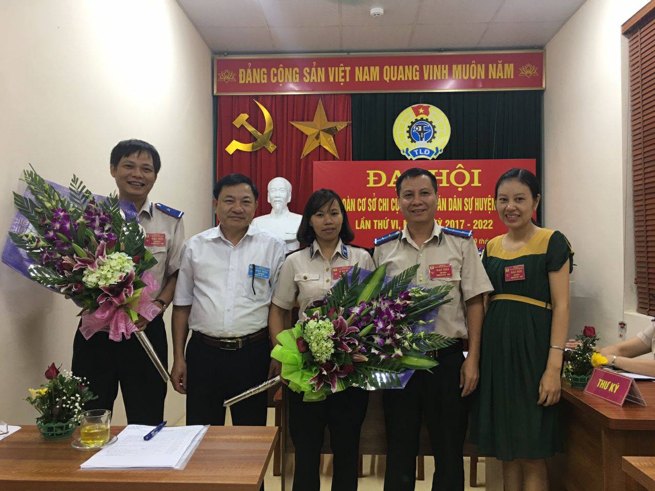 Chi cục Thi hành án dân sự huyện Kim Động trang trọng tổ chức Đại hội công đoàn cơ sở khóa VI, nhiệm kỳ 2017-2022