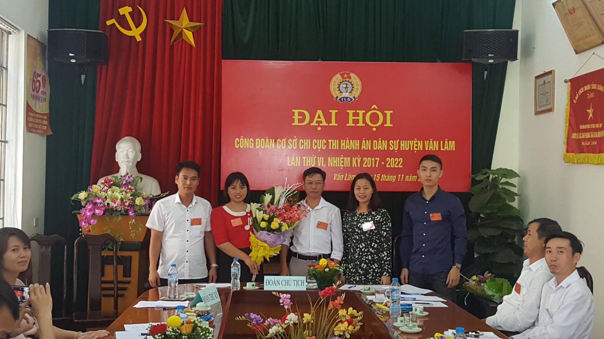 Đại hội Công Đoàn cơ sở Chi cục Thi hành án dân sự huyện Văn Lâm  lần thứ VI nhiệm kỳ 2017 – 2022