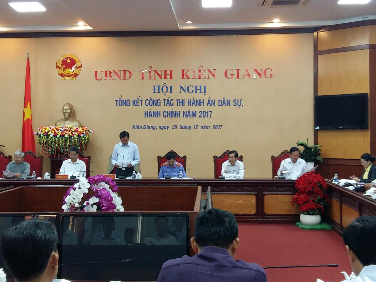 Ủy ban nhân dân tỉnh Kiên Giang tổ chức Hội nghị triển khai công tác Thi hành án dân sự, hành chính năm 2018