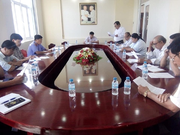 Ban chỉ đạo thi hành án dân sự thị xã Hà Tiên tổ chức họp  xin ý kiến các vụ việc có vướng mắc khó thi hành