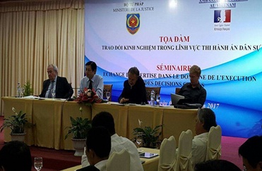 Tổng cục Thi hành án dân sự: tổ chức Tọa đàm trao đổi kinh nghiệm trong lĩnh vực thi hành án dân sự trong khuôn khổ hợp tác giữa Bộ Tư pháp và Đại sứ quán Pháp tại Việt Nam