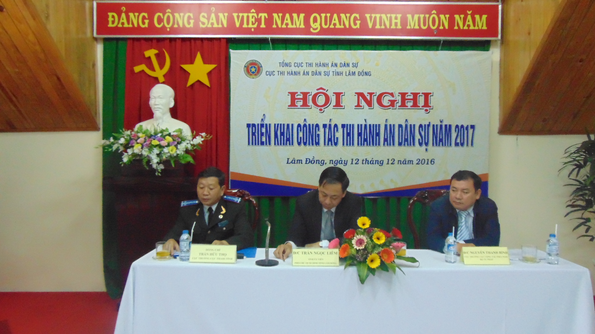 Cục Thi hành án dân sự tỉnh Lâm Đồng tổ chức Hội nghị triển khai công tác thi hành án dân sự năm 2017