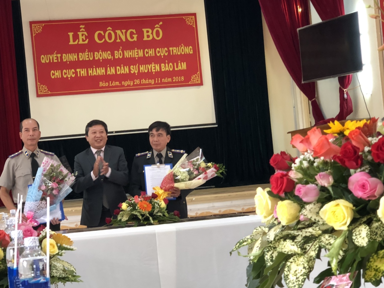 Cục Thi hành án dân sự tỉnh Lâm Đồng tổ chức Lễ công bố quyết định điều động, bổ nhiệm Lãnh đạo Chi cục Thi hành án dân sự huyện Bảo Lâm.