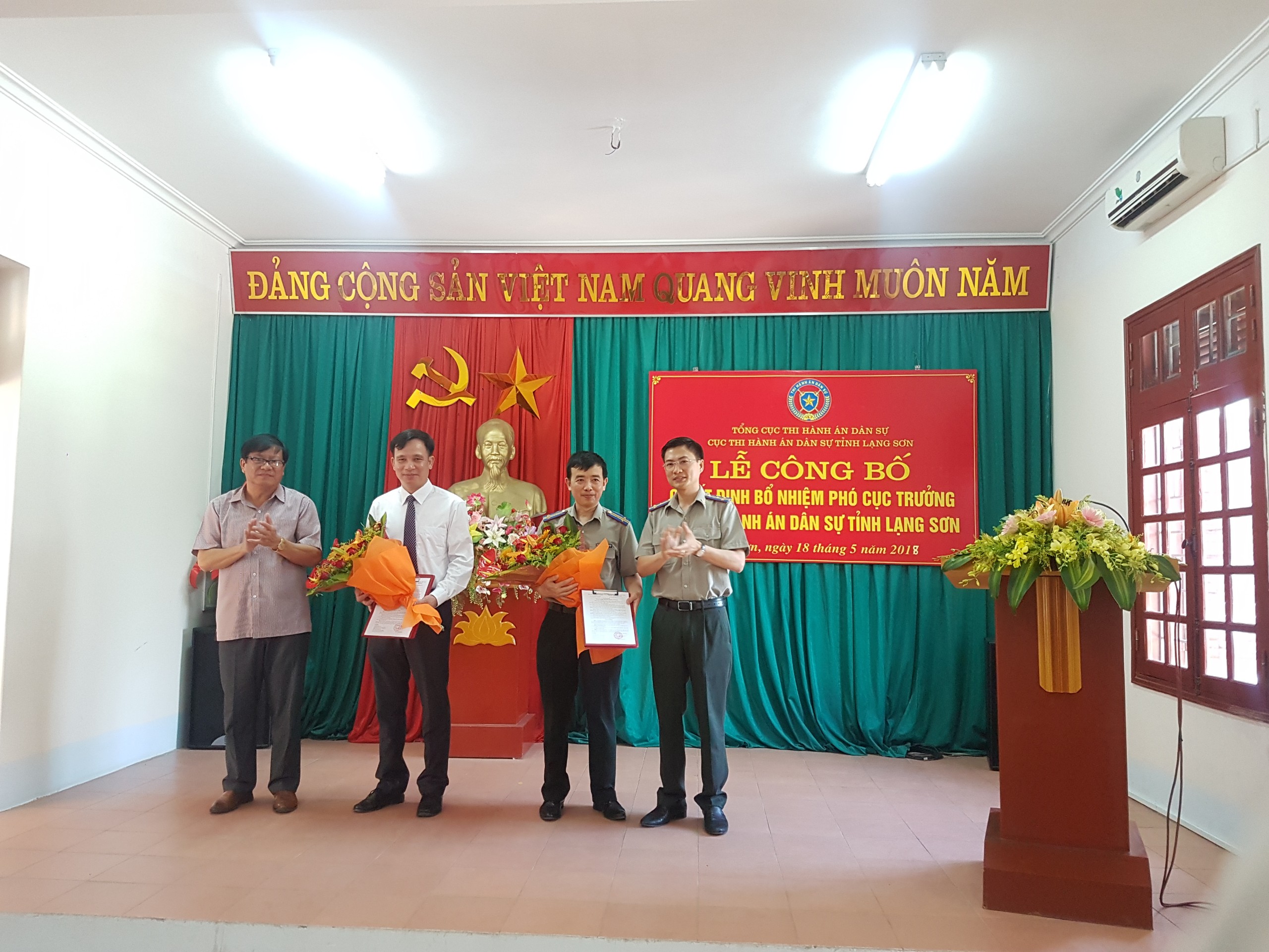 ​Lễ công bố Quyết định bổ nhiệm Phó Cục trưởng Cục Thi hành án dân sự tỉnh Lạng Sơn