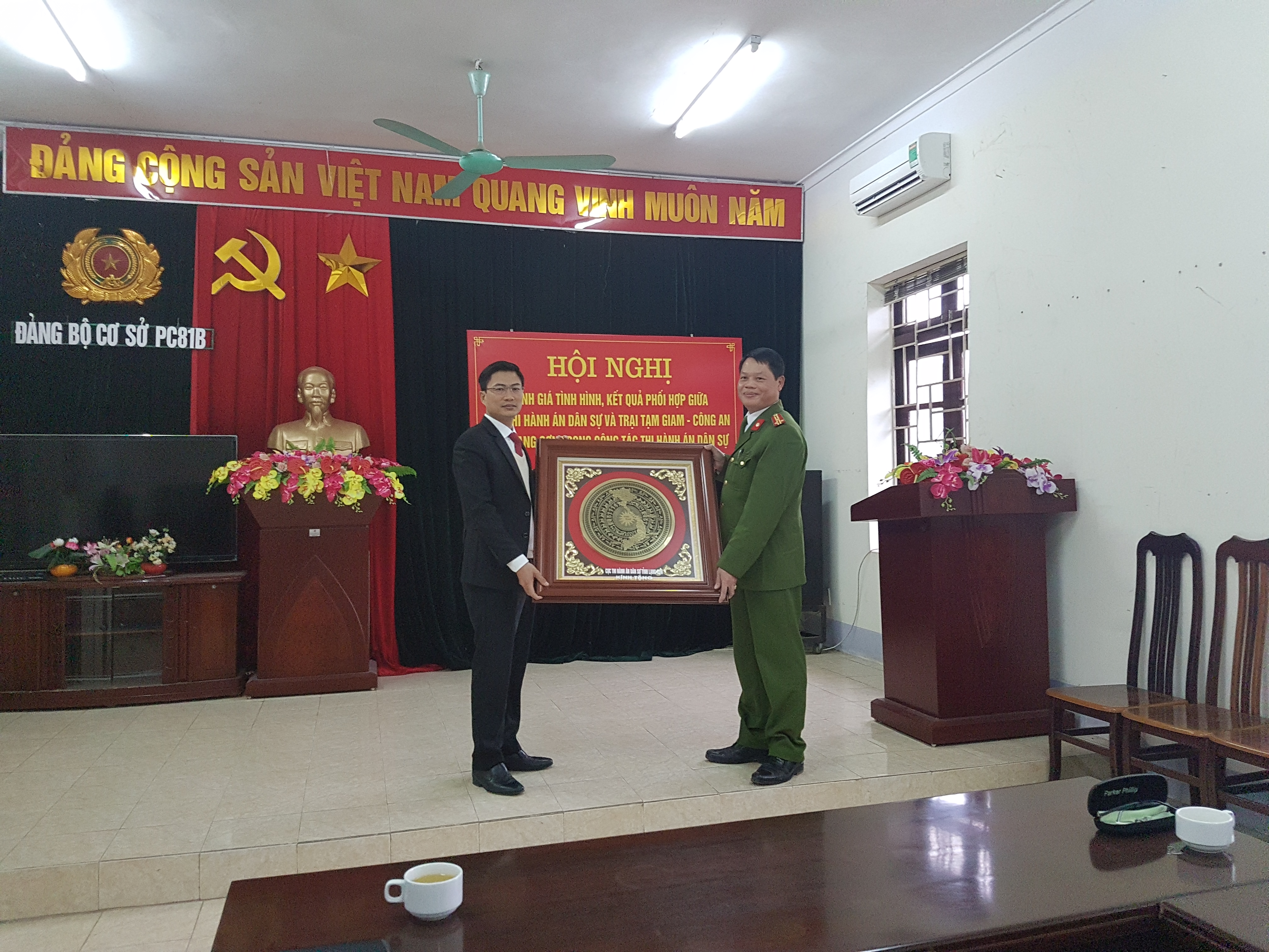 Tăng cường phối hợp trong công tác THADS giữa Cục THADS với Trại tạm giam Công an tỉnh Lạng Sơn