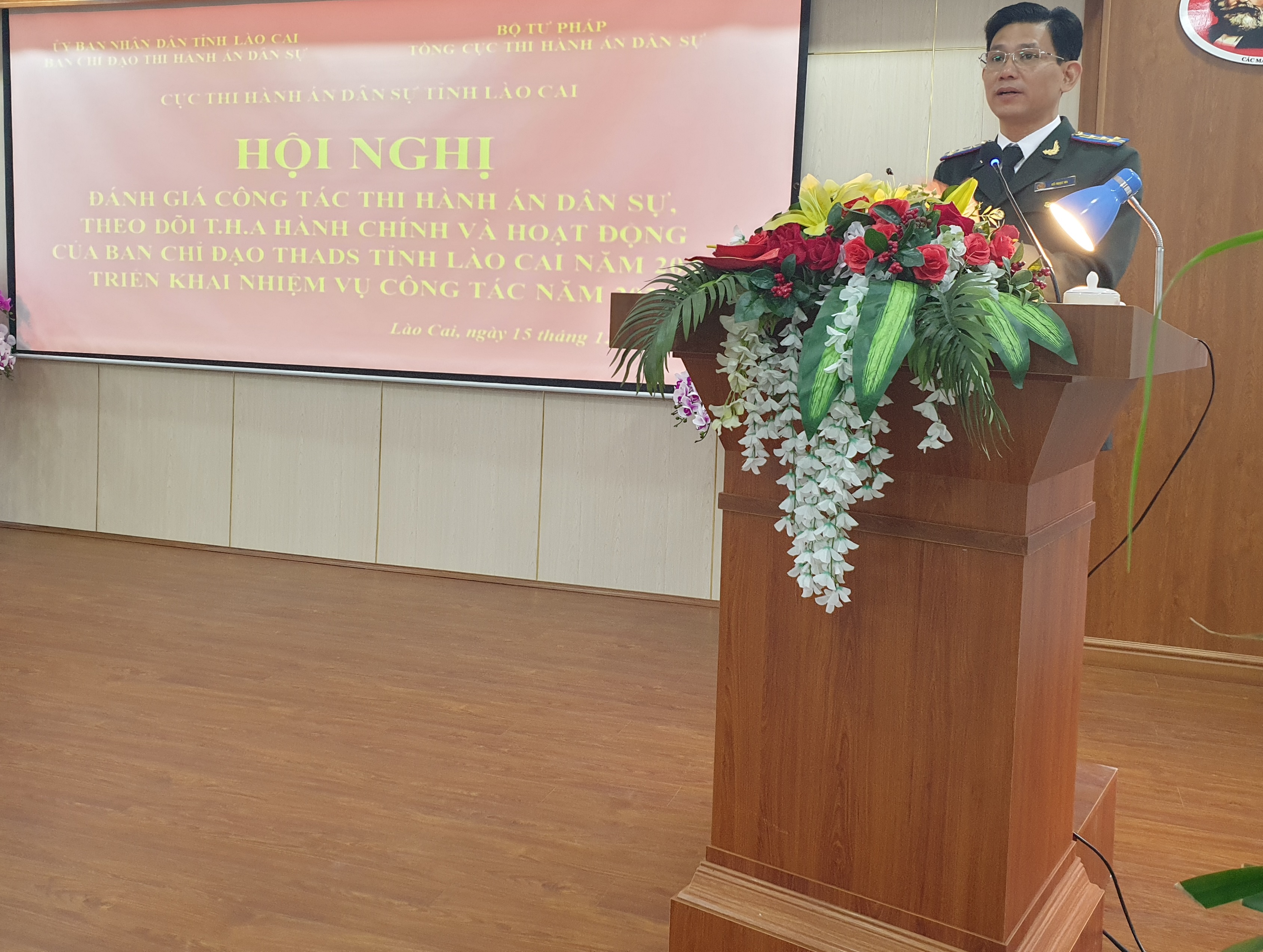 Cục Thi hành án dân sự tỉnh Lào Cai tổ chức Hội nghị triển khai thực hiện  chỉ tiêu, nhiệm vụ công tác thi hành án dân sự, theo dõi thi hành án hành chính năm 2024