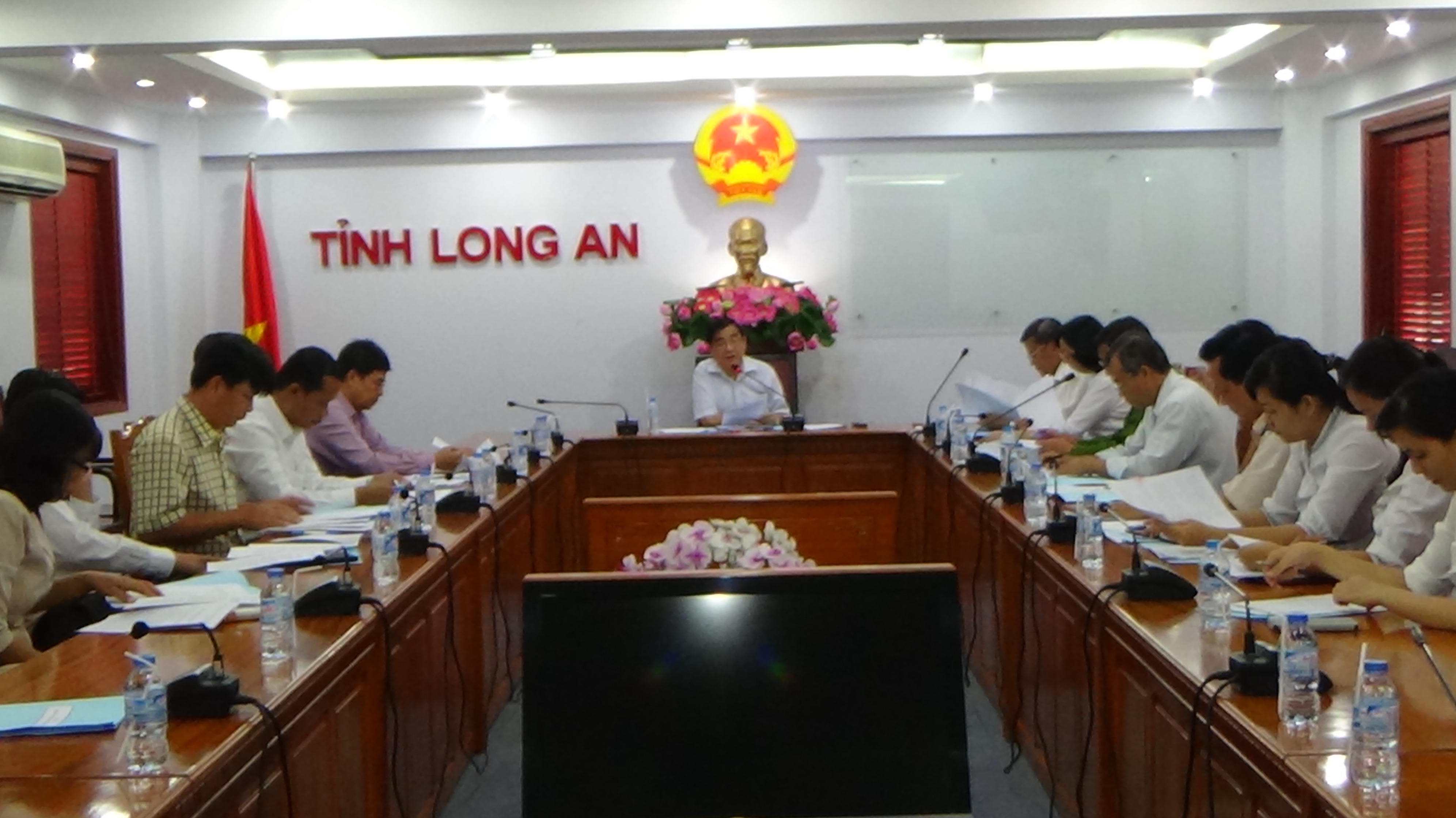 Ban Chỉ đạo Thi hành án dân sự tỉnh Long An họp 6 tháng đầu năm 2016