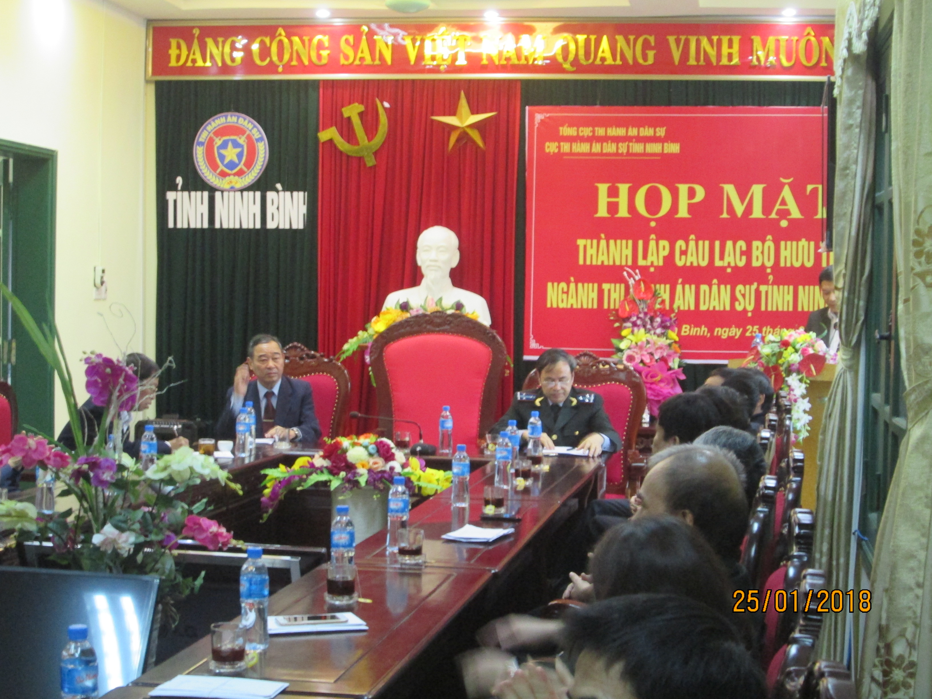 Cục THADS tỉnh Ninh Bình tổ chức gặp mặt cán bộ hưu trí ngành THADS tỉnh Ninh Bình.