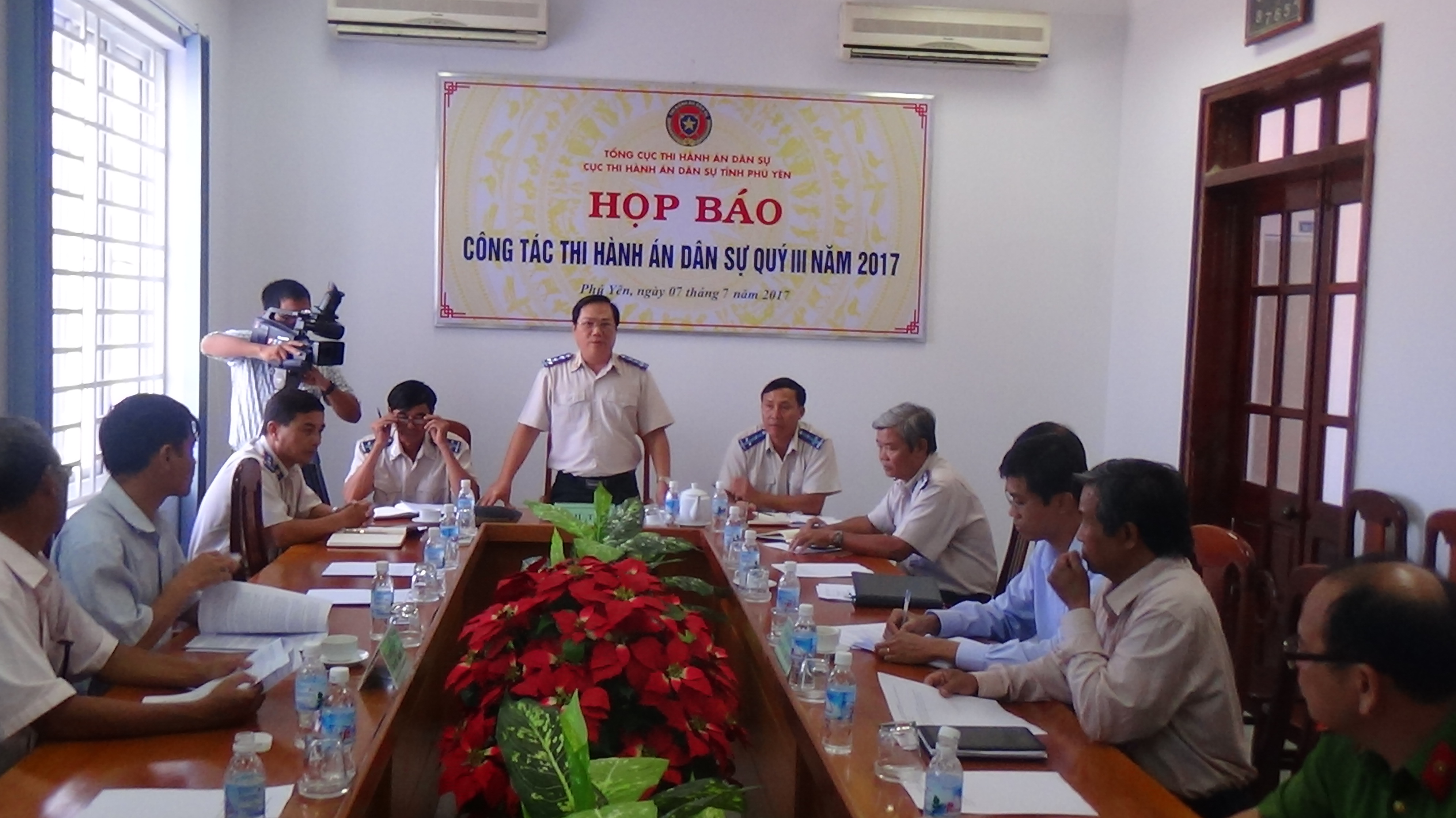 Cục THADS tỉnh Phú Yên: Tổ chức họp báo về công tác THADS, hành chính Quý III năm 2017 trên địa bàn tỉnh