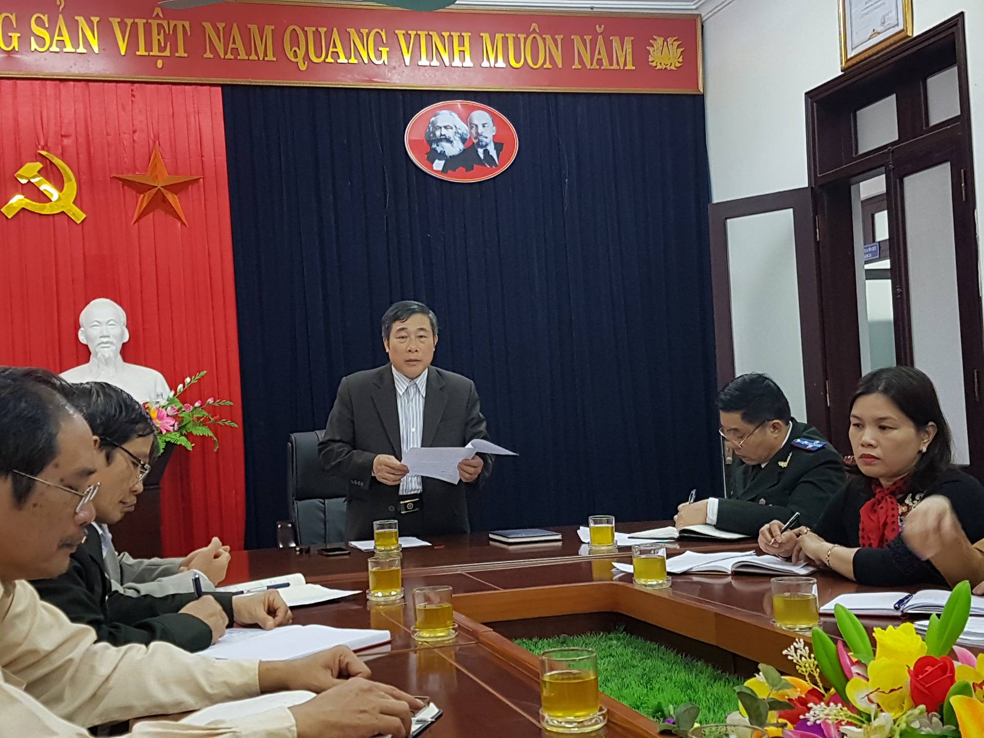 Cục Thi hành án dân sự tỉnh Quảng Bình tổ chức hội nghị lấy phiếu đánh giá  trách nhiệm người đứng đầu và cấp phó của người đứng đầu