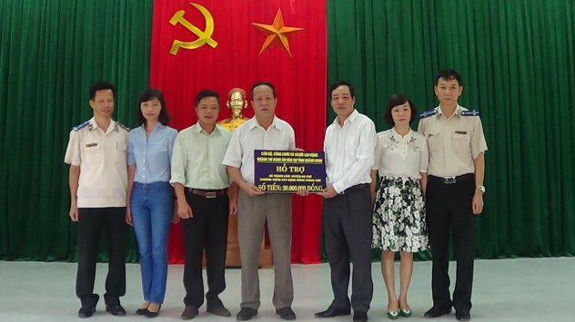 Cục Thi hành án tỉnh hỗ trợ xã Thanh Lâm (Ba Chẽ) xây dựng nông thôn mới