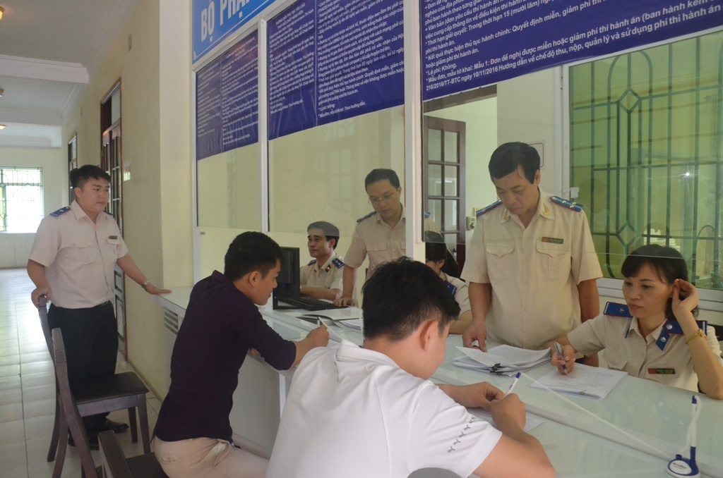 Cục thi hành án dân sự tỉnh Quảng Ninh ra mắt bộ phận một cửa tiếp nhận và trả kết quả thi hành án
