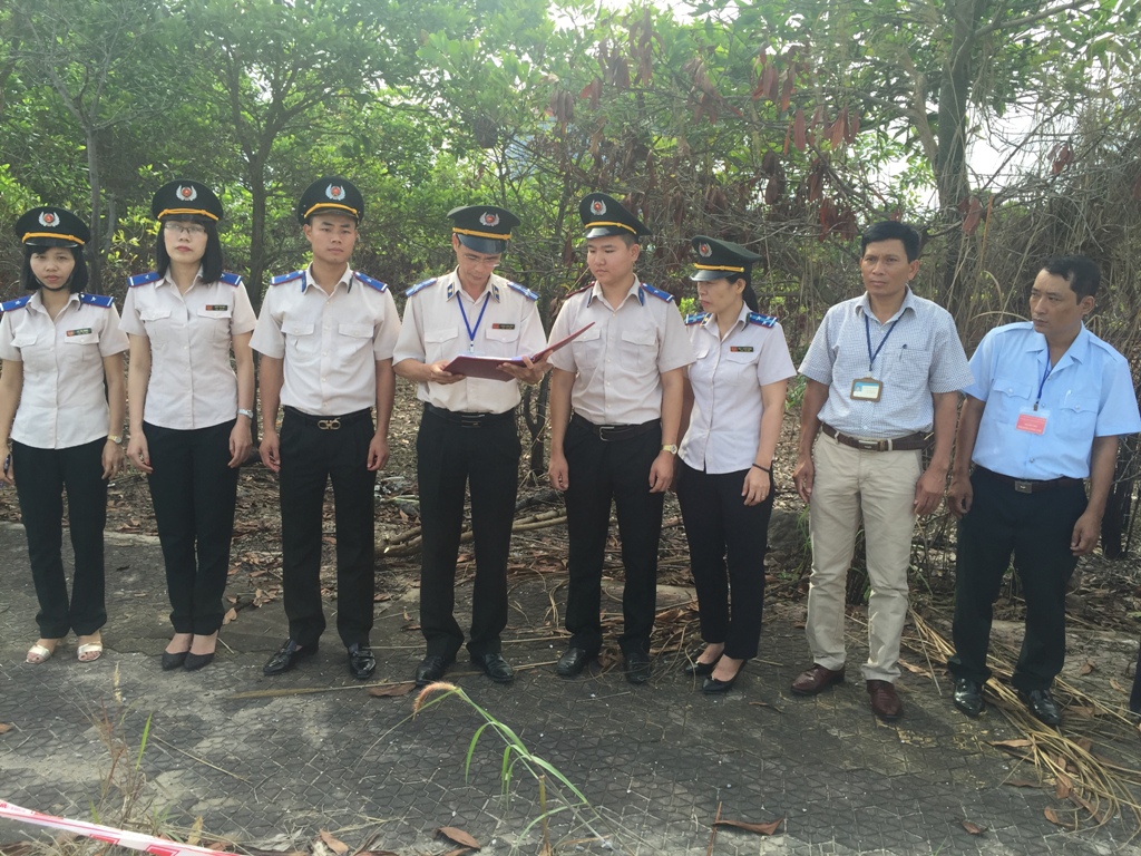 Cục Thi hành án dân sự tỉnh Quảng Ninh tổ chức cưỡng chế tại phường Tuần Châu, thành phố Hạ Long, tỉnh Quảng Ninh