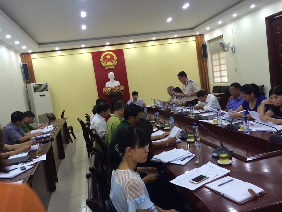 Ban chỉ đạo Thi hành án dân sự huyện Tiên Yên họp sơ kết công tác thi hành án dân sự 9 tháng năm 2017
