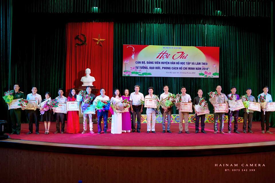 Chi cục THADS huyện Vân Hồ tham gia Hội thi  “Cán bộ, đảng viên huyện Vân Hồ học tập và làm theo tư tưởng, đạo đức,  phong cách Hồ Chí Minh” năm 2018