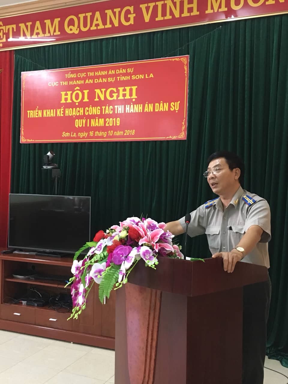 Cục Thi hành án dân sự tỉnh Sơn La triển khai  nhiệm vụ công tác trọng tâm quý I/2019