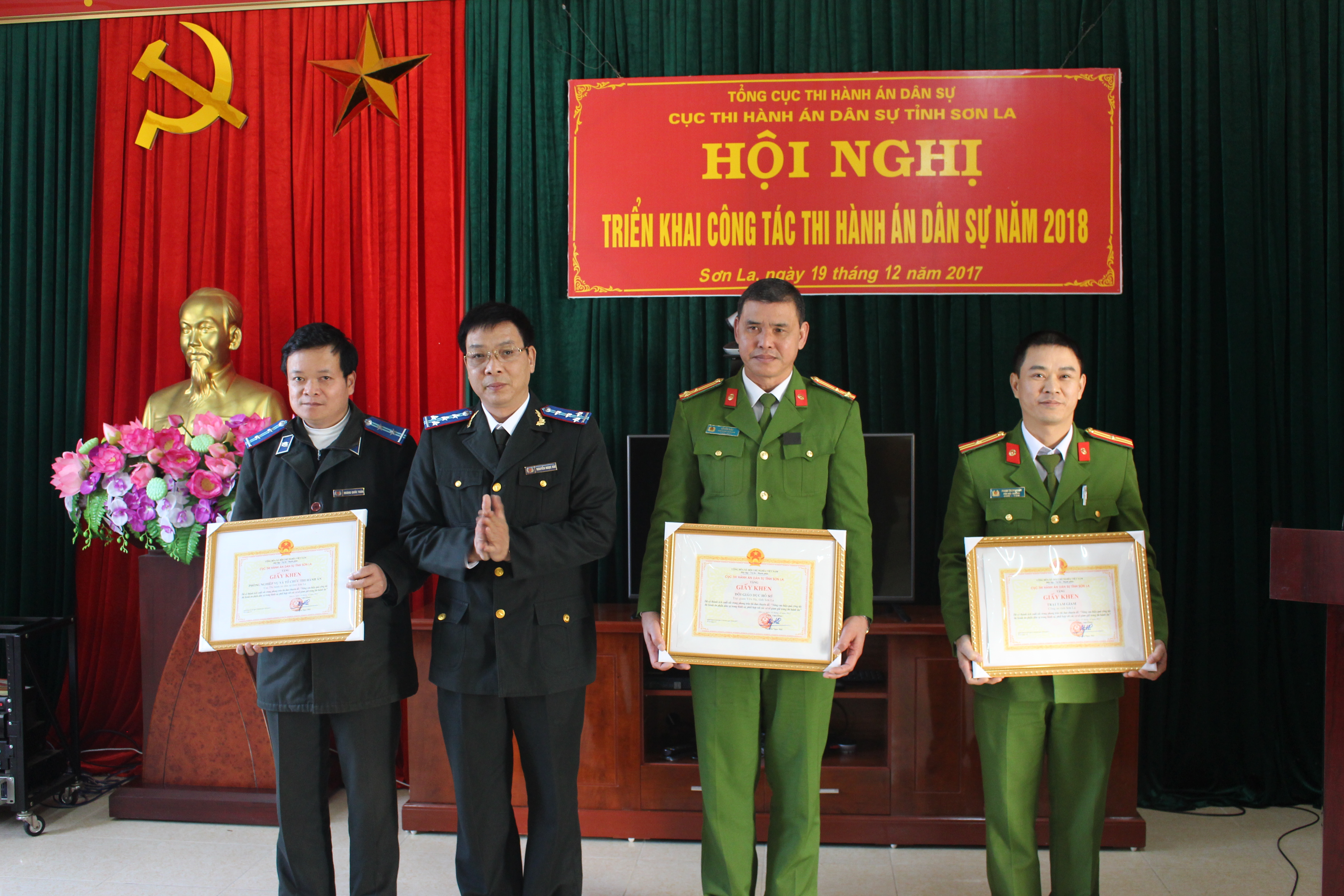 Cục Thi hành án dân sự tỉnh Sơn La tổ chức Hội nghị  triển khai công tác thi hành án dân sự năm 2018