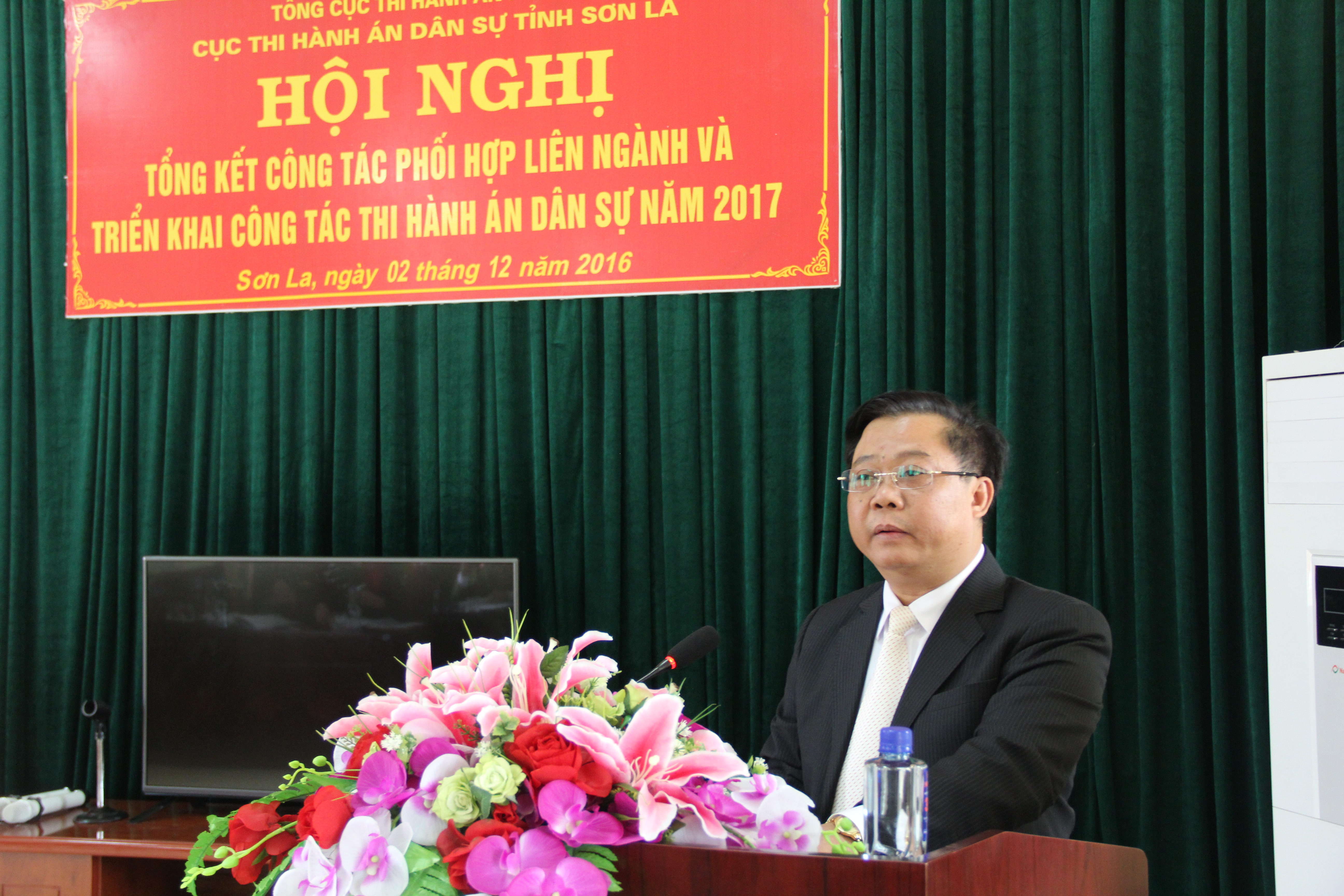 Cục Thi hành án dân sự tỉnh Sơn La tổ chức Hội nghị triển khai công tác thi hành án dân sự năm 2017