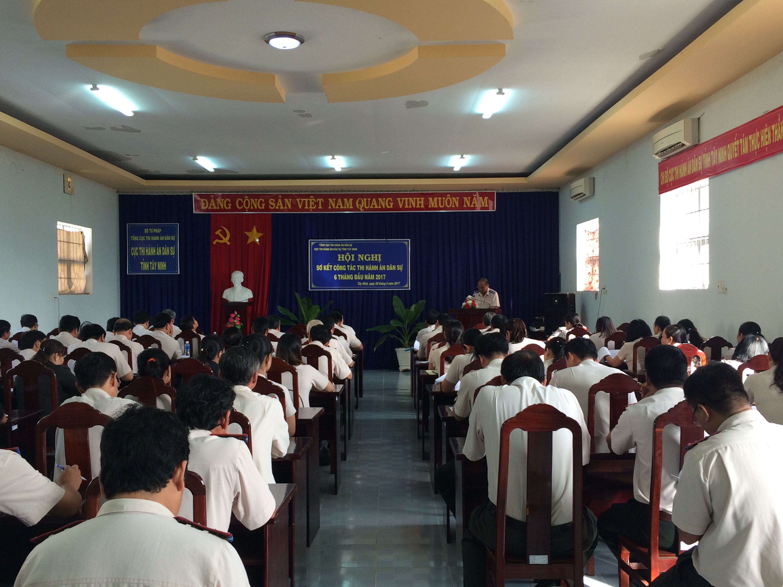 Cục Thi hành án dân sự tỉnh Tây Ninh sơ kết công tác Thi hành án dân sự 06 tháng đầu năm 2017
