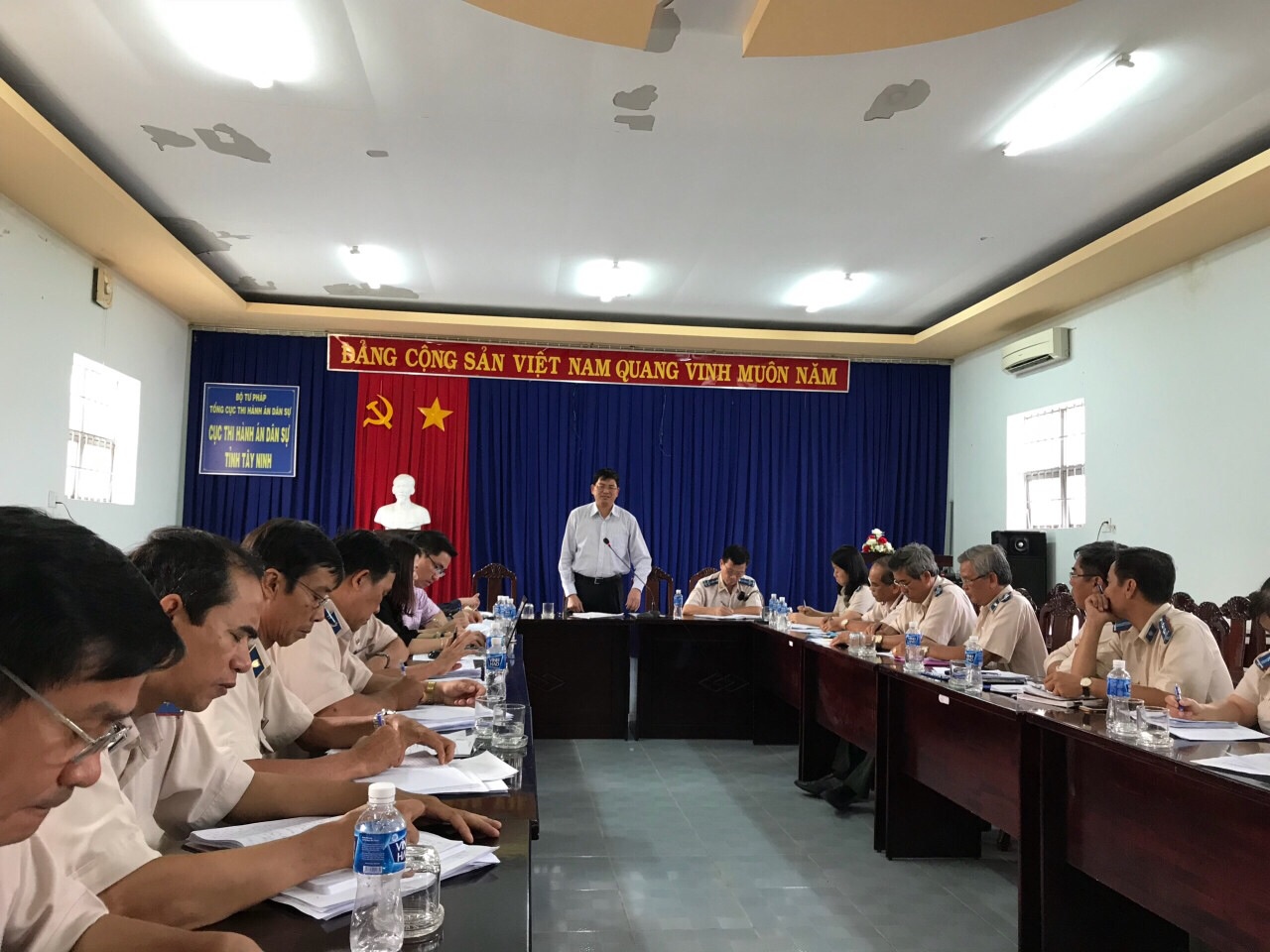 Tổng cục Thi hành án dân sự đôn đốc thực hiện chỉ tiêu thi hành án dân sự 06 tháng đầu năm 2018 tại Cục Thi hành án dân sự tỉnh Tây Ninh