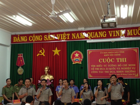 Cục Thi hành án dân sự tham gia Hội thi “Tìm hiểu tư tưởng Hồ Chí Minh về thi đua ái quốc và nghiệp vụ công tác thi đua khen thưởng”