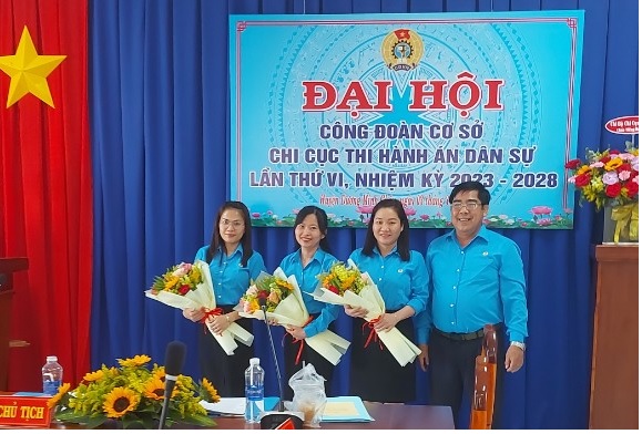 Chi cục Thi hành án dân sự huyện Dương Minh Châu tổ chức Đại hội Công đoàn cơ sở lần thứ VI, nhiệm kỳ 2023-2028