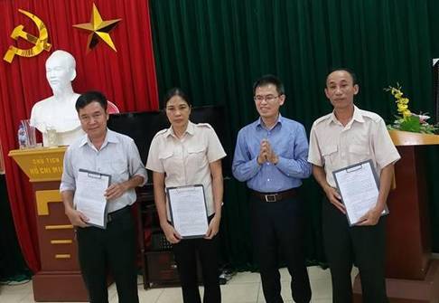 Lễ công bố các quyết định điều động, bổ nhiệm chức vụ Chi cục trưởng Chi cục Thi hành án dân sự các huyện thuộc tỉnh Thái Bình