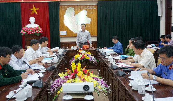 Ban chỉ đạo Thi hành án dân sự tỉnh Thái Nguyên tổ chức Hội nghị triển khai nhiệm vụ công tác năm 2018