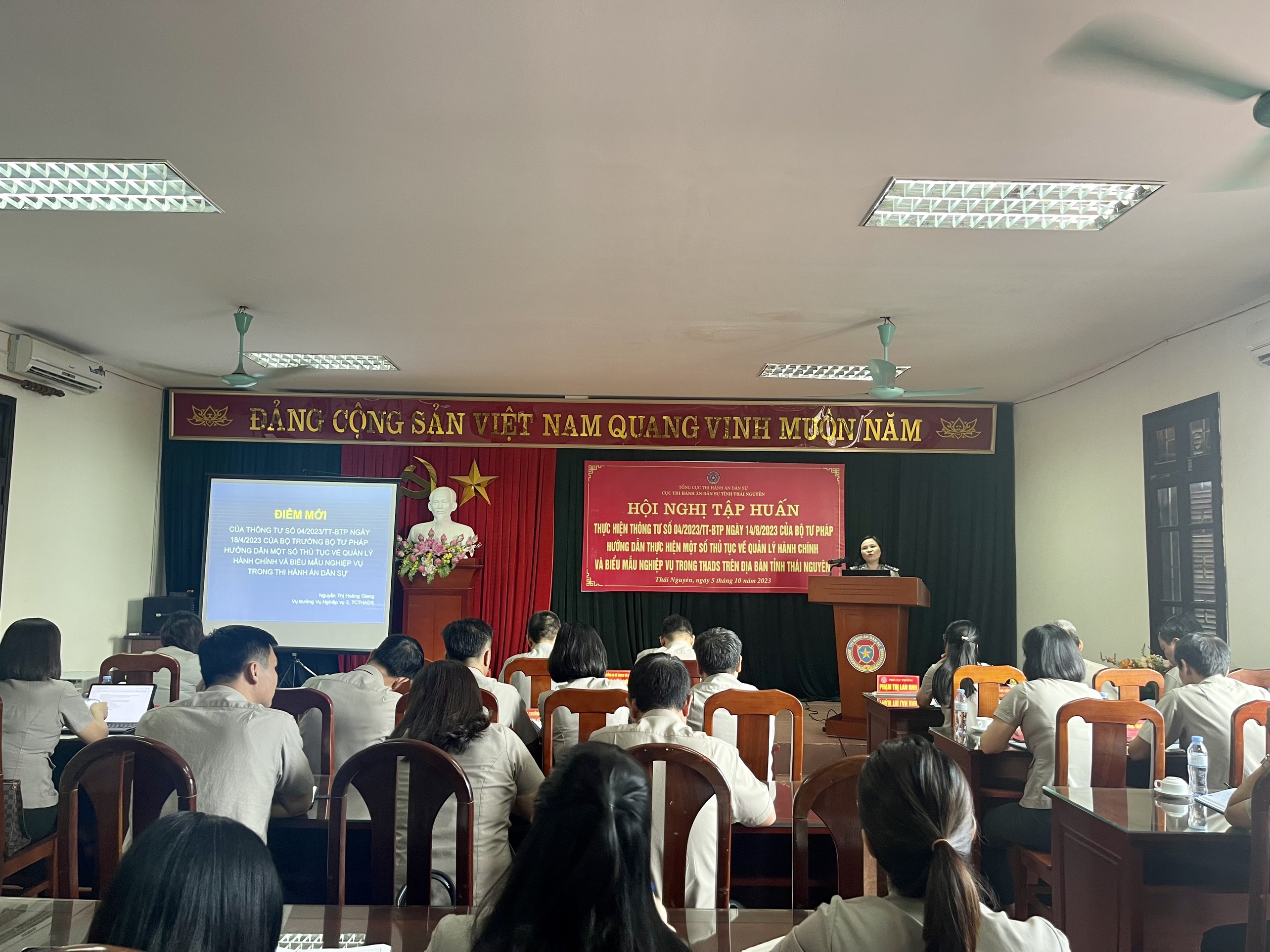 Thái Nguyên: tập huấn triển khai Thông tư số 04/2023/TT-BTP