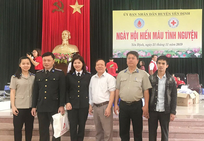 Chi cục THADS huyện Yên Định với phong trào xã hội hiến máu tình nguyện