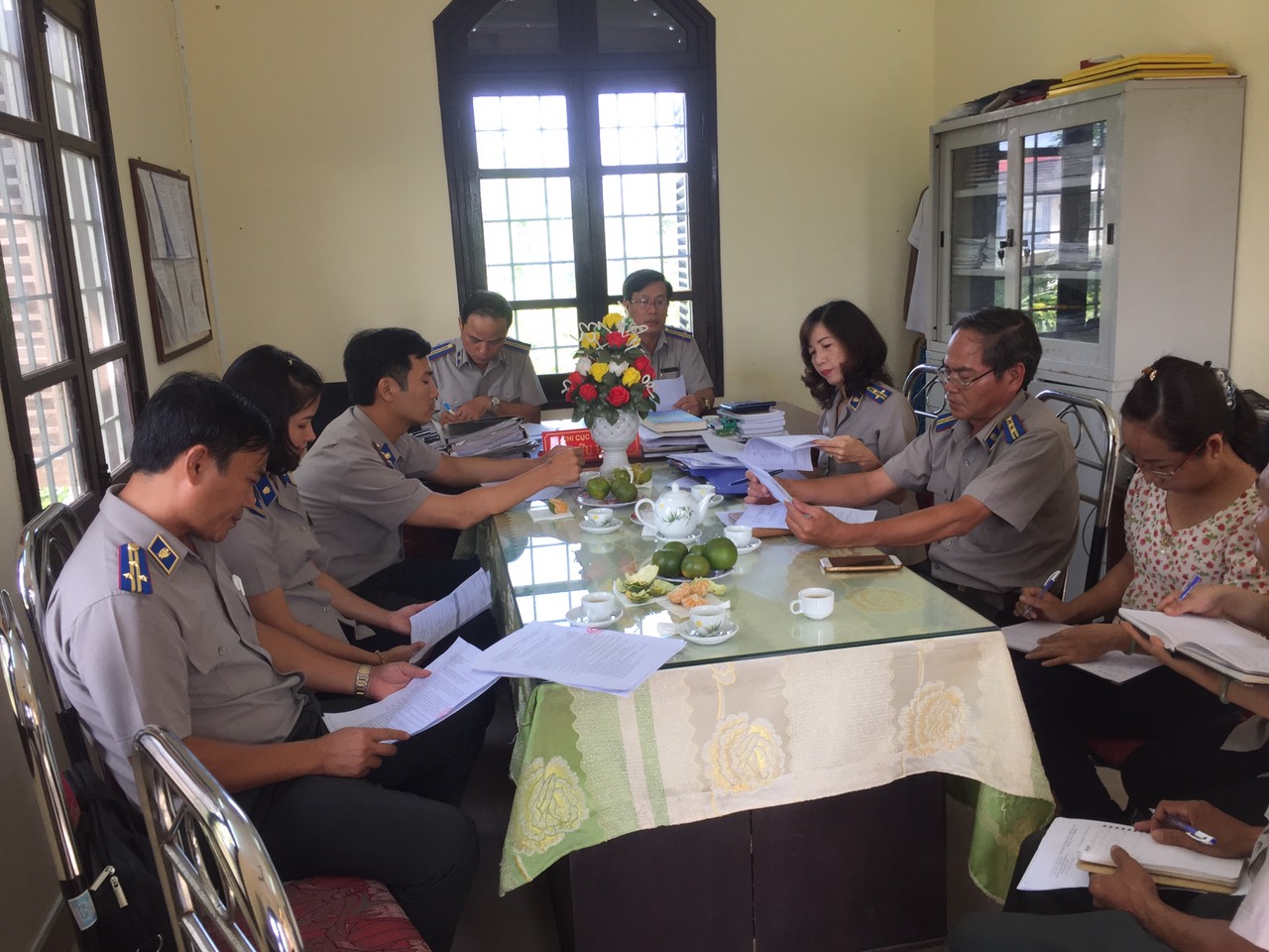 Cục Thi hành án dân sự tỉnh Thừa Thiên Huế kiểm tra chuyên đề về công tác thi hành án dân sự tại Chi cục Thi hành án dân sự huyện Phú Vang