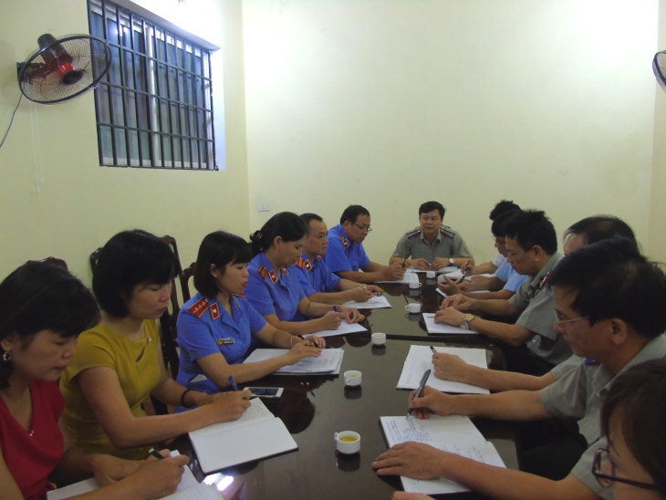 Công bố Kết luận trực tiếp kiểm sát tại Cục Thi hành án dân sự tỉnh Tuyên Quang.