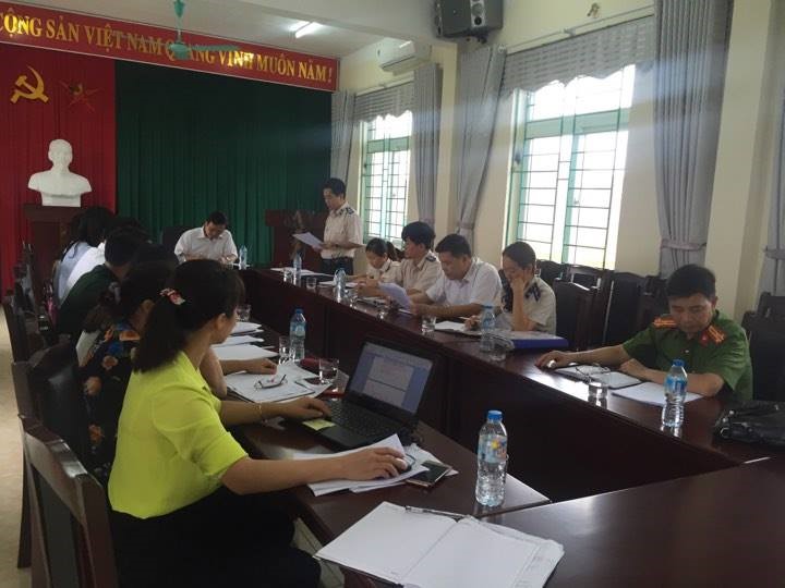 Ban pháp chế HĐND huyện Vĩnh Tường thực hiện giám sát công tác Thi hành án dân sự trên địa bàn huyện