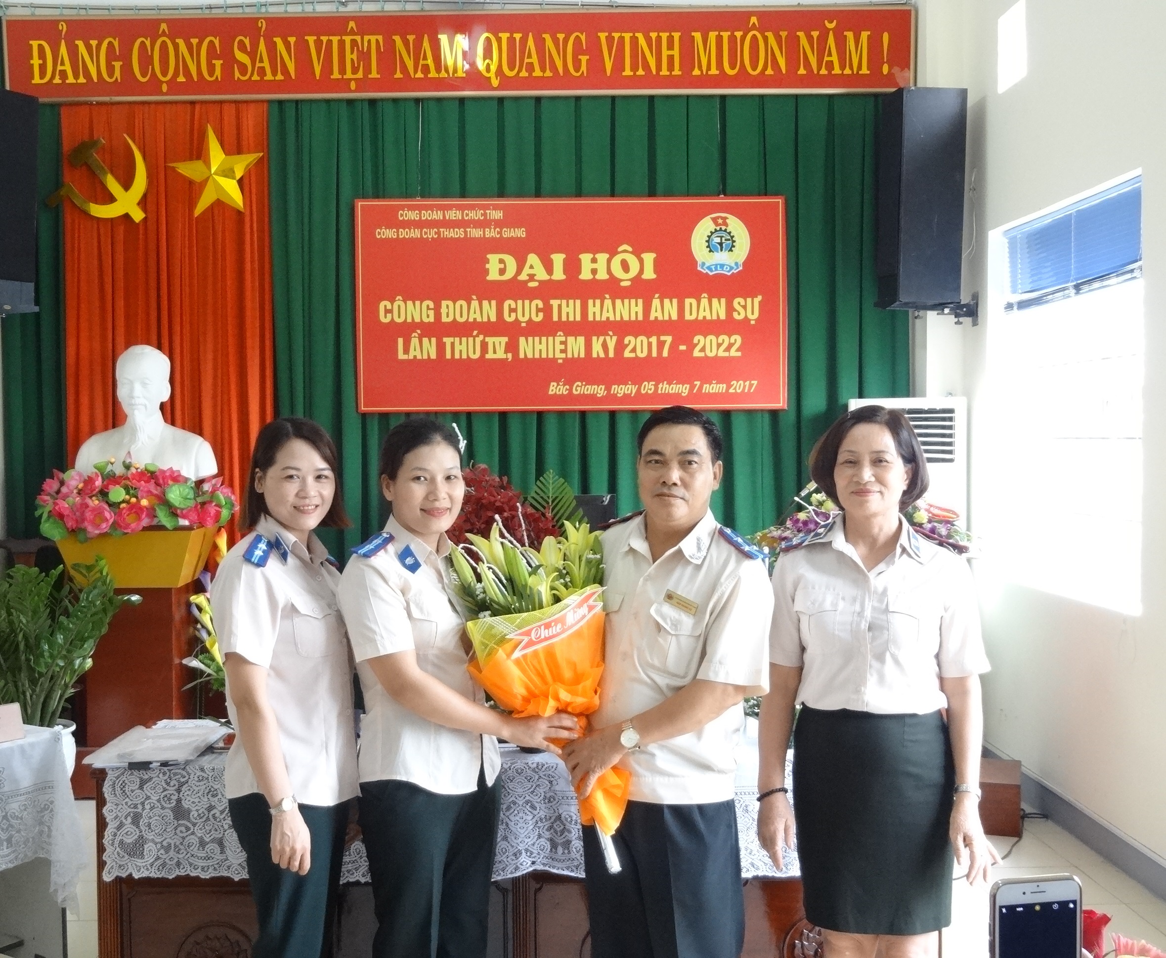 Đại hội Công đoàn Cục THADS tỉnh Bắc Giang lần thứ IV, nhiệm kỳ 2017-2022 5