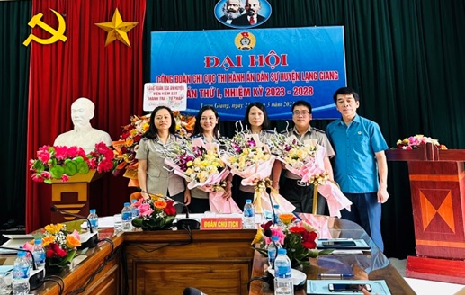 Đại hội Công đoàn Chi cục THADS huyện Lạng Giang nhiệm kỳ 2023-2028 thành công rực rỡ