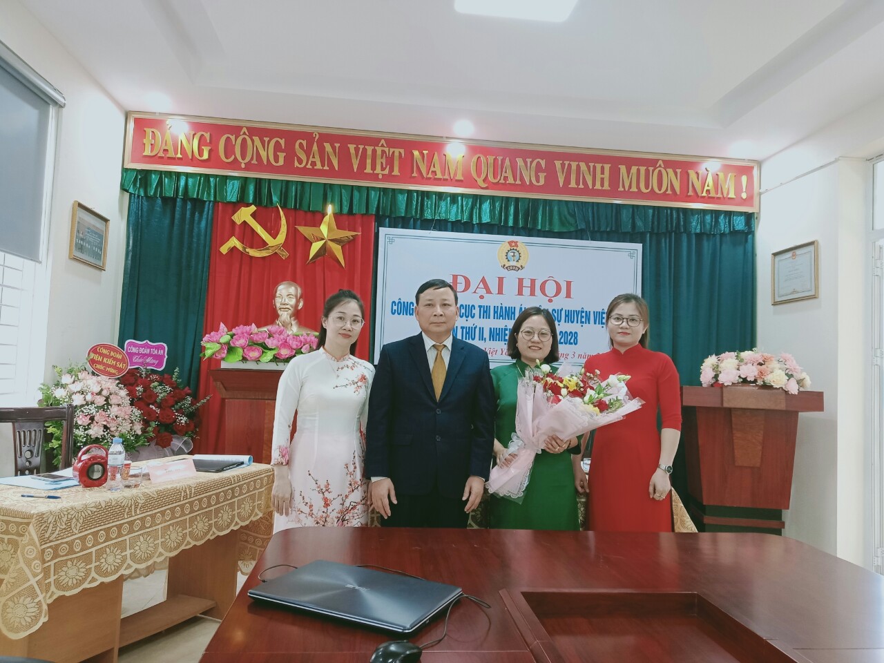 Chi cục Thi hành án dân sự huyện Việt Yên  tổ chức thành công Đại hội Công đoàn cơ sở nhiệm kỳ 2023-2028
