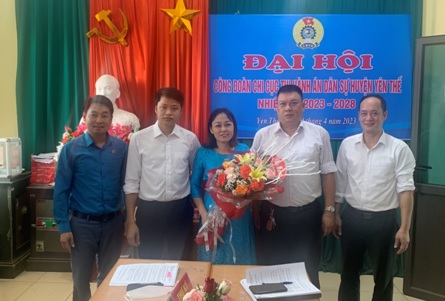Tổ chức thành công Đại hội Công đoàn Chi cục Thi hành án dân sự huyện Yên Thế lần thứ VI, nhiệm kỳ 2023 – 2028